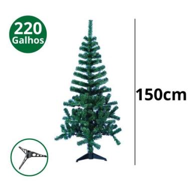 Imagem de Arvore Natal Grande Pinheiro Decoração Natal 120cm 150cm 180cm 210cm A
