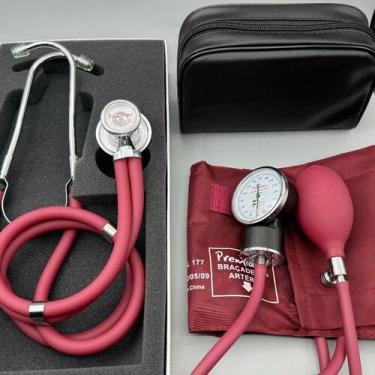 Imagem de Kit de Acadêmico de Enfermagem- Estetoscópio Duplo Rappaport Premium +