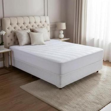 Imagem de Protetor de Colchão Impermeável Antiácaro e Respirável  Solteiro, Casa