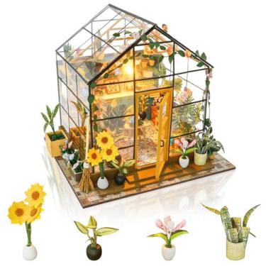 Imagem de Kit de casa de bonecas em miniatura GudoQi Sunshine Flower House 1:24
