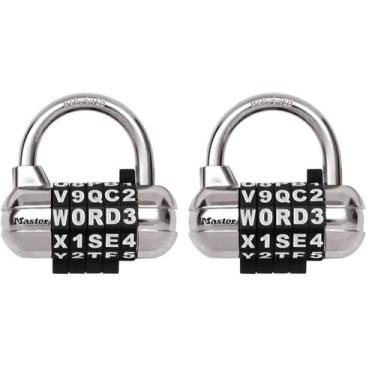 Imagem de Cadeado Master Lock 1534DBLK Defina sua própria combinação de palavras