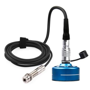 Imagem de Domary Aço Tongue Drum Handpan Pickup Magnetic Hotline Magnet Percussão Acessório para Prática Performance Alumínio Ferro Azul 3.5 * 3.5 * 3.1cm Cabo [Instrumento Musical]