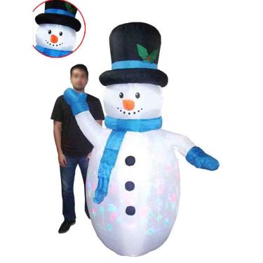 Imagem de Boneco De Neve Inflavel Natal 2 Metros Decoraçao Natalina