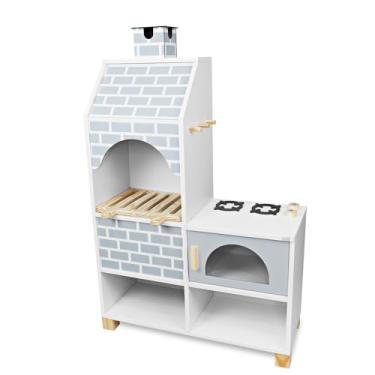 Imagem de Kit Educativo Livro Churrasqueira Infantil de Madeira