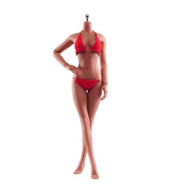 Imagem de SOUFORCE 1/6 Scale Flexible Female Body 12" Copper Suntan Skin Makeup Details Seamless Action Figure Body Doll Collection Miniature Figure Body Without Head Sculpt
