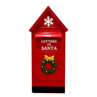 Imagem de Generic Caixa de correio de Natal Caixa de correio de de metal para do Pólo Norte Decoração de Natal para porta de loja Quintal Café