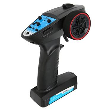 Imagem de Cryfokt Transmissor RC Ergonômico de 3 Canais Com Receptor de 2,4 GHz, Controle Remoto de Ajuste de Velocidade para Carro, Barco e Tanque de Controle Remoto, Ideal para Iniciantes Controlarem Dentro
