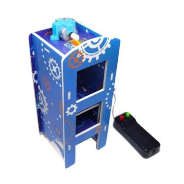 Imagem de menolana Elevador de brinquedo faça você mesmo, brinquedo educacional, kit de experimento científico para crianças, pacote de materiais, kit de construção de