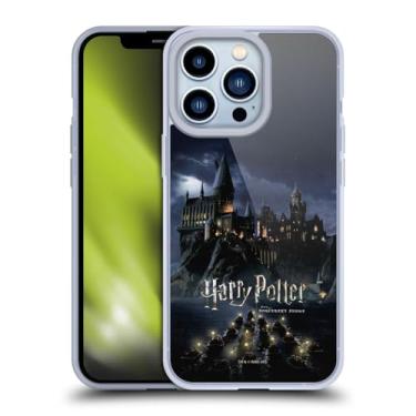 Imagem de Head Case Designs Capa de gel macio oficialmente licenciada Harry Potter Castle Sorcerer's Stone II compatível com Apple iPhone 13 Pro