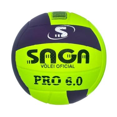 Imagem de BOLA DE VOLEI PRO 6.0 AMARELO E ROXO SOFT