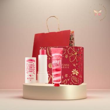 Imagem de Kit Presente Geleia Hidratante para Mãos Romã + Hidratante Labial Regenerador – Loccitane Au Bresil