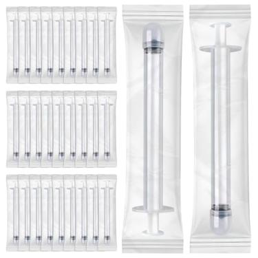 Imagem de EDWERD Aplicadores de creme vaginal estéril Med - Aplicador de pomada, géis e cremes embalados individualmente, com marcadores de dosagem, descartáveis, 30 pacotes (3 g)