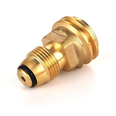 Imagem de Adaptador de tanque de propano POL para QCC1, converte válvula de serviço de tanque POL LP para mangueira ou regulador QCC1/Type1, adaptador de garrafa de recarga de gás LP conversor de tanque de