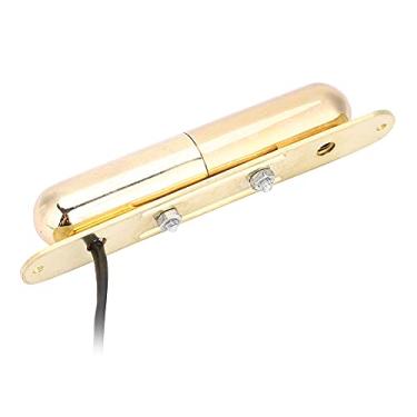 Imagem de RiToEasysports Captador de Tubo de Batom de Bobina única de Guitarra Elétrica - Aparência Bonita e Resistente - Manutenção e Substituição de Guitarra para Caixa Elétrica e de Charuto (Ouro)