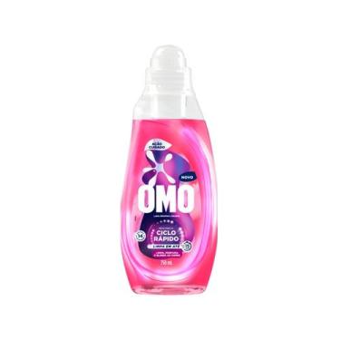 Imagem de Lava Roupas Líquido Ciclo Rápido OMO Ação Cuidado 750ml, 750ml
