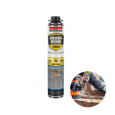 Imagem de Espuma Expansiva Pu Soudabond Turbo 750ml Soudal, Soudabond Turbo PU