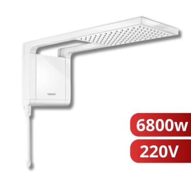 Imagem de Chuveiro Elétrico Acqua Storm Branco 220v 7800w 6800w Lorenzetti, 6800