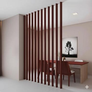 Imagem de Kit 12 Divisórias de ambiente Wpc 270cm X 10cm X 3,5cm Formaco Decor