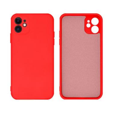 Imagem de Capinha Compativel iPhone 11 Proteção Câmera Silicone Diversas Cores c