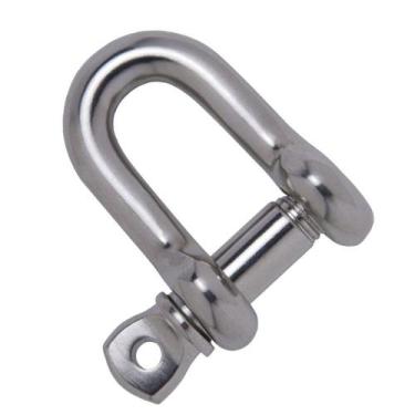 Imagem de Manilha Reta Inox 6mm - Marine Importa