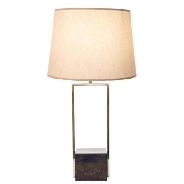 Imagem de Abajur Quadratto Base Quadrada Marmore