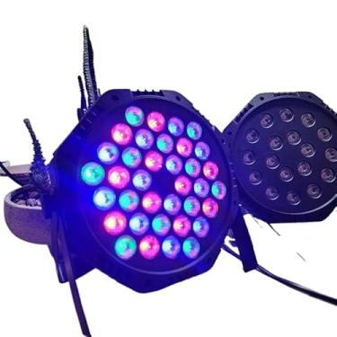 Imagem de Canhão Refletor 18 Leds 36 Leds Jogo de Luz Par RGB dmx Strobo Iluminação Dj Balada Festa Bivolt (RGB 36 Leds)