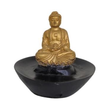 Imagem de Escultura Incensário Oval Oriental 9 cm Presente Decorações