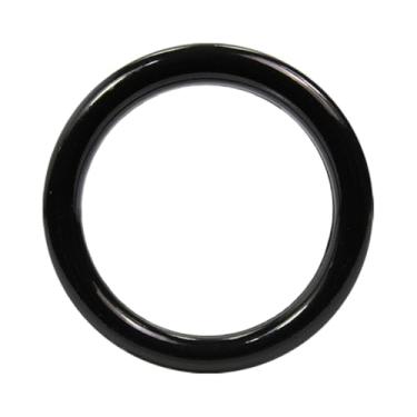 Imagem de Aro Acrílico Grande 10,5cm Redondo Argola Para Artesanato Mobile Filtro dos Sonhos Leve Resistente (Preto, 10)