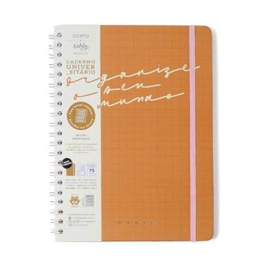 Imagem de Caderno Espiral Kemily Pautado 20X28 Organize Caramelo 80 Fls, Cicero