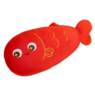 Imagem de harayaa Bolsa de água quente de pelúcia para aquecer as mãos, ideal para presente. Fofa, confortável, prática e de, com compartimento, Vermelho