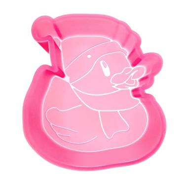 Imagem de (Design opcional de 300) Molde de silicone MUBYOK M567 Natal Pato Papai Noel Freshie para assar contas aromáticas suprimentos de carro