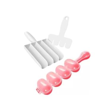 Imagem de Kit 1 Modelador Cortador Bolinho Chuva Almôndegas Doces + 1 Boleador Enrolador Doce Sushi Brigadeiro