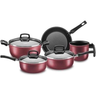 Imagem de Conjunto De Panelas Safira Mta 5 Peças Antiaderente