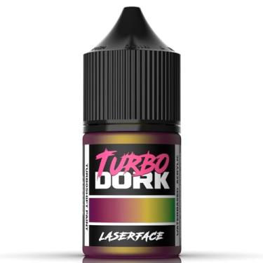 Imagem de Turbo Dork Tinta acrílica LaserFace TurboShift frasco de 22 ml - Tinta de mudança de cor metálica não tóxica à base de água