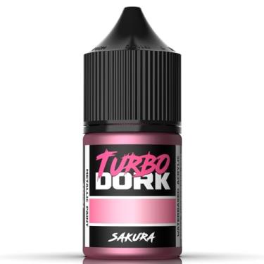 Imagem de Turbo Dork Tinta acrílica metálica Sakura Frasco de 22 ml - Tinta com acabamento metálico não tóxico à base de água