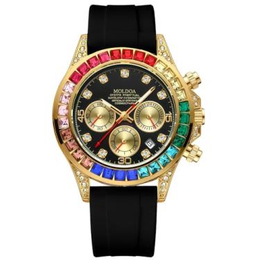 Imagem de MASTOP Pagani Design Daytona Homage Relógio Masculino Panda Analógico Quartzo Movimento Japonês Cronógrafo Luxo Relógio de Pulso Negócios Impermeável Pulseira de Silicone Esportes Pagani Relógios para