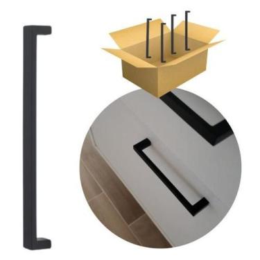 Imagem de Kit 1 Unidade De Puxador De Guarda Roupa Puxadores Armario - Telis Fer