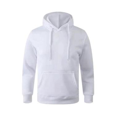 Imagem de Moletom Unissex De Fleece 2023 Casual Esportivo Preto E Branco Minimal