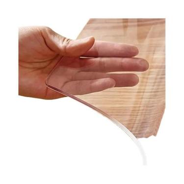 Imagem de Toalha De Mesa Transparente Em PVC Resistente Ao Calor, Impermeável E 