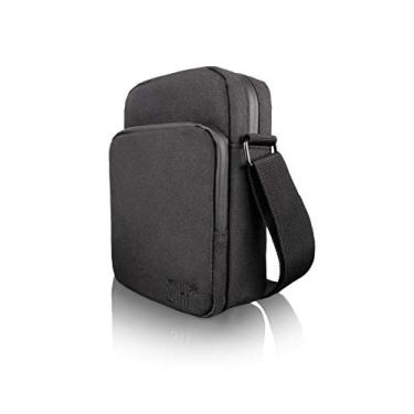 Imagem de STASHIC Bolsa à prova de cheiro - Bolsa lateral - Bolsa transversal - Forro de carbono ativado à prova de cheiro - SH*, Logotipo preto/preto, 8.5" x 6" x 2.25"