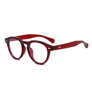 Imagem de Óculos de Sol Ovais Femininos com Rebites, Estilo Punk Masculino, Transparentes, em Cores Vibrantes, com Proteção UV400, Ideais para Esportes ao Ar Livre, Corrida e Ciclismo, na Cor Vermelha Transpare