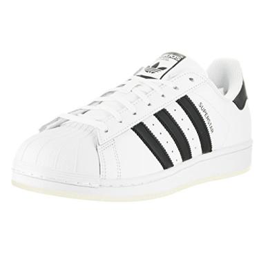 Imagem de adidas Originals Tênis Super Star Masculino, Branco/Núcleo Preto/Branco1, 11
