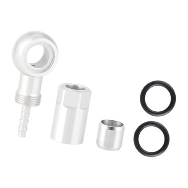 Imagem de oshhni Kit de Montagem de Mangueira Banjo para Freio Hidráulico de Bicicleta - Acessórios de Fixação - Kit de Conexão Banjo para Mangueira Hidráulica para, Prata