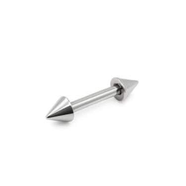 Imagem de Piercing Reto Microbell 1.2mm Aço Cirúrgico Spike - M2 Piercing, 6mm