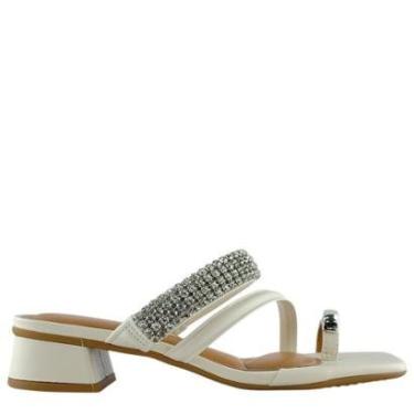 Imagem de Sandália Feminina Com Dedeira E Pedrarias Vizzano Elegante-Feminino