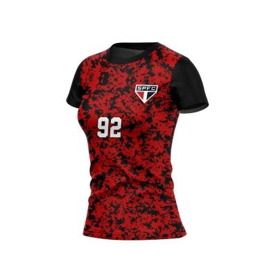 Imagem de Camisa do SÃO PAULO FC Feminina Original Plus Size FAITH Oficial Licenciada-Feminino