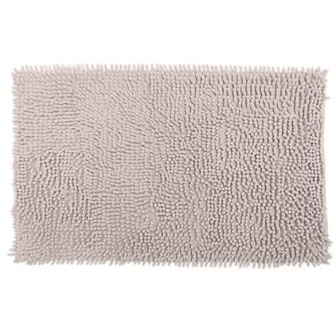 Imagem de Tapete de Bolinha Microfibra Antiderrapante 38x58 Rozac, Nude