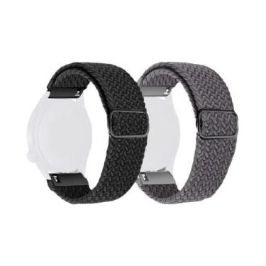 Imagem de Pulseira Trançada De 18/20/22mm 2 Peças Para Samsung Watch 6, Amazfit 