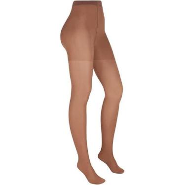 Imagem de Meia calça feminina trifil fio 20 europeu, Marrom, U