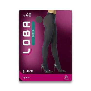 Imagem de Meia Calça FEMININA LUPO Fio 40 Opaca Loba Com Elastano 5830, Preto, M